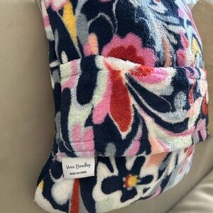 Vera Bradley Kids Floral Plush throw and Bag throw